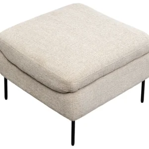 Fashion KARE Design Armchair + Stool Quinn High Beige