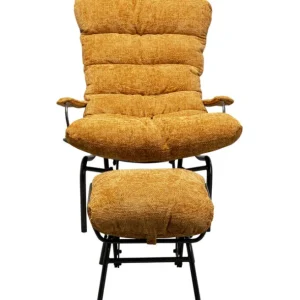New KARE Design Armchair + Stool Vienna Swing Yellow