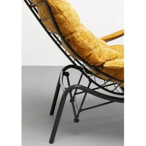 New KARE Design Armchair + Stool Vienna Swing Yellow