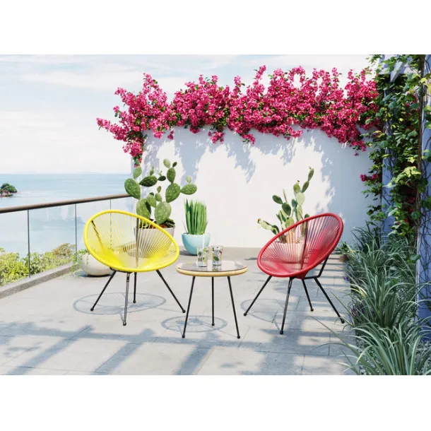armchair_acapulco_cherry_1.webp Best KARE Design Armchair Acapulco Cherry