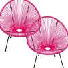 Online KARE Design Armchair Acapulco Pink 2/Set