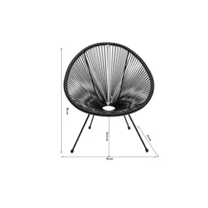 Hot KARE Design Armchair Acapulco Turquoise