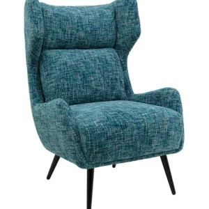 Clearance KARE Design Armchair Arne Light Blue