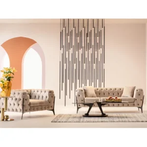 Sale KARE Design Armchair Bellissima Velvet Taupe 120cm