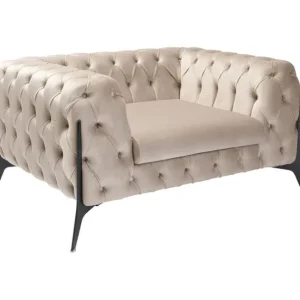 Sale KARE Design Armchair Bellissima Velvet Taupe 120cm