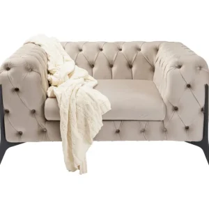 Sale KARE Design Armchair Bellissima Velvet Taupe 120cm