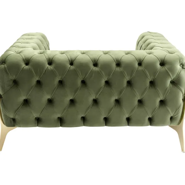 armchair_bellissima_velve_4.webp Online KARE Design Armchair Bellissima Velvet Green 120cm