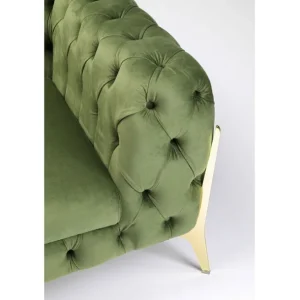 Online KARE Design Armchair Bellissima Velvet Green 120cm