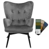 Best KARE Design Armchair Black Vicky Cat 1 Individual
