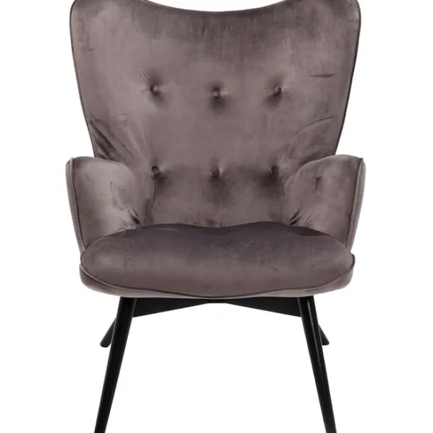 armchair_black_vicky_velv_0-1.webp Sale KARE Design Armchair Black Vicky Velvet Grey