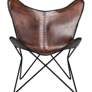 Sale KARE Design Armchair Butterfly Brown Econo