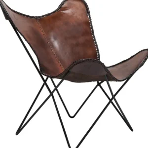 Sale KARE Design Armchair Butterfly Brown Econo