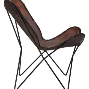 Sale KARE Design Armchair Butterfly Brown Econo