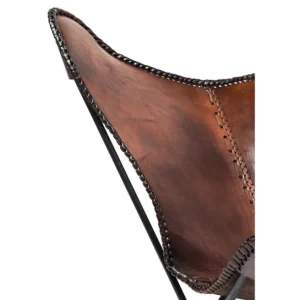 Sale KARE Design Armchair Butterfly Brown Econo