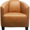 Fashion KARE Design Armchair Cigar Lounge Smart Leather Light Brown