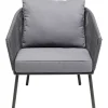 Fashion KARE Design Armchair Elba Grey