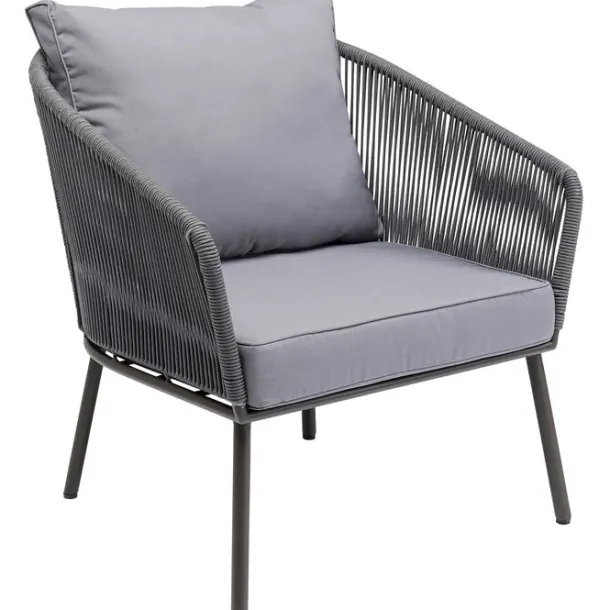 armchair_elba_grey_1.webp Fashion KARE Design Armchair Elba Grey