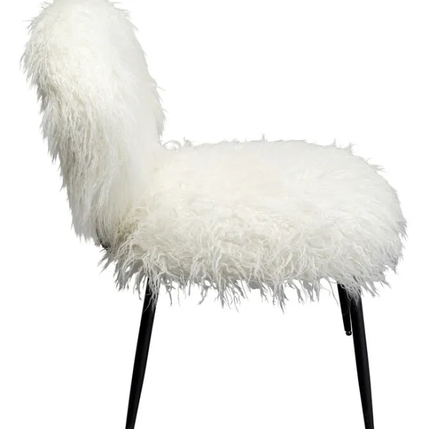 armchair_hairy_white_2.webp Fashion KARE Design Armchair Hairy White