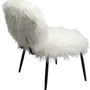 Fashion KARE Design Armchair Hairy White