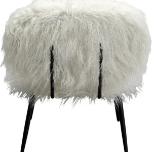 Fashion KARE Design Armchair Hairy White