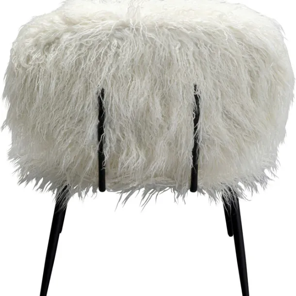 armchair_hairy_white_4.webp Fashion KARE Design Armchair Hairy White