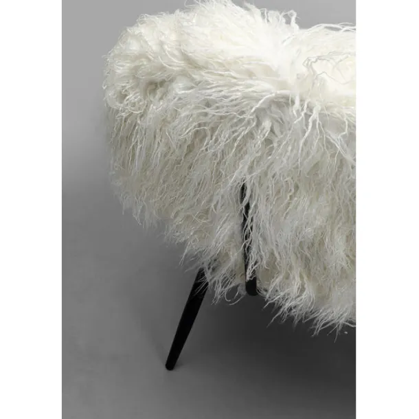 armchair_hairy_white_6.webp Fashion KARE Design Armchair Hairy White