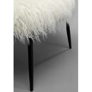 Fashion KARE Design Armchair Hairy White