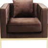 New KARE Design Armchair Loft Brown