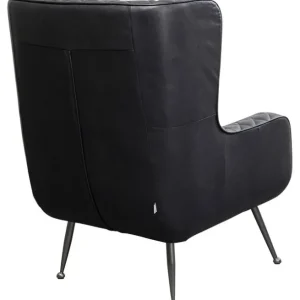 Hot KARE Design Armchair Nonna Smart Leather Black