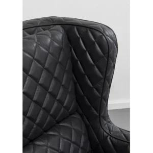 Hot KARE Design Armchair Nonna Smart Leather Black