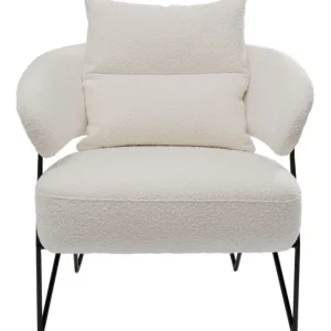 Clearance KARE Design Armchair Peppo White