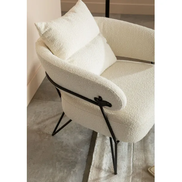 armchair_peppo_white_3.webp Clearance KARE Design Armchair Peppo White