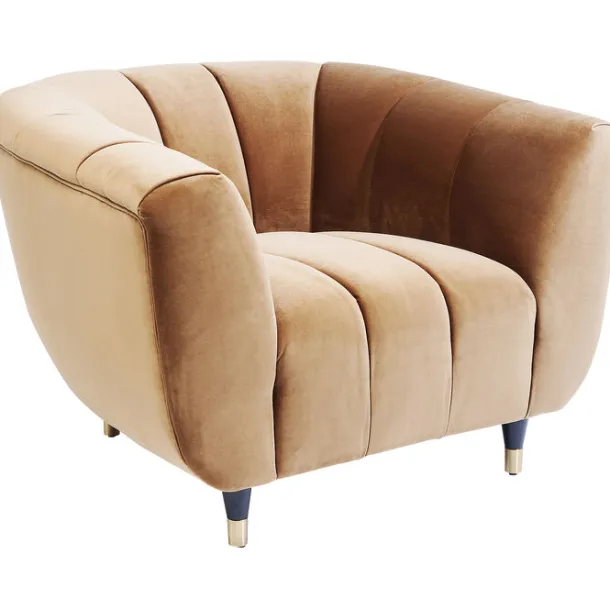 armchair_spectra_velvet_b_1.webp Clearance KARE Design Armchair Spectra Velvet Brown