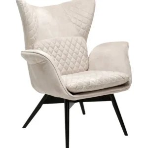 Online KARE Design Armchair Tudor Velvet Creme