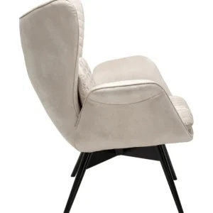 Online KARE Design Armchair Tudor Velvet Creme