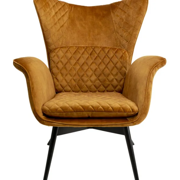 armchair_tudor_velvet_gol_0.webp Hot KARE Design Armchair Tudor Velvet Gold Brown