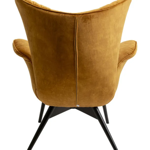 armchair_tudor_velvet_gol_4.webp Hot KARE Design Armchair Tudor Velvet Gold Brown
