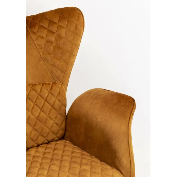 armchair_tudor_velvet_gol_5.webp Hot KARE Design Armchair Tudor Velvet Gold Brown