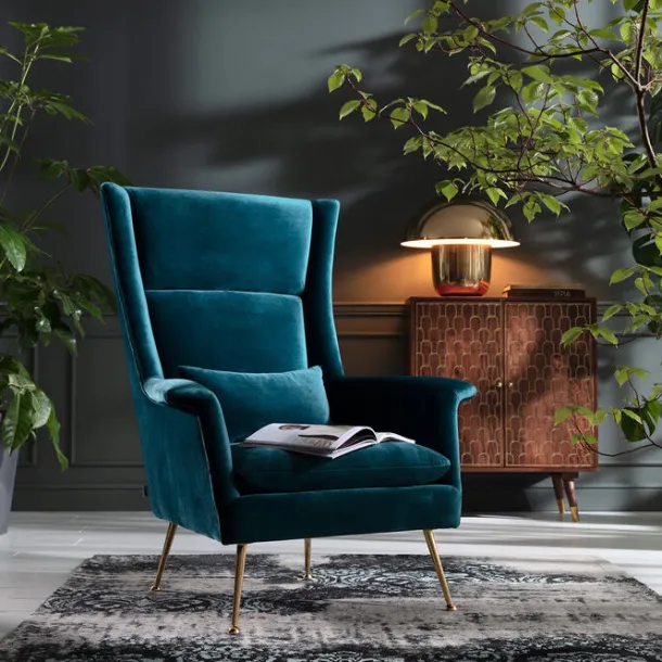 armchair_vegas_forever_bl_6.webp Outlet KARE Design Armchair Vegas Forever Bluegreen