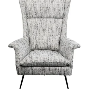 Sale KARE Design Armchair Vegas Forever Melange Salt & Pepper
