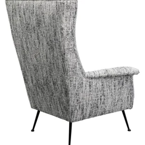 Sale KARE Design Armchair Vegas Forever Melange Salt & Pepper