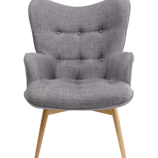 armchair_vicky_grey_0.webp New KARE Design Armchair Vicky Grey