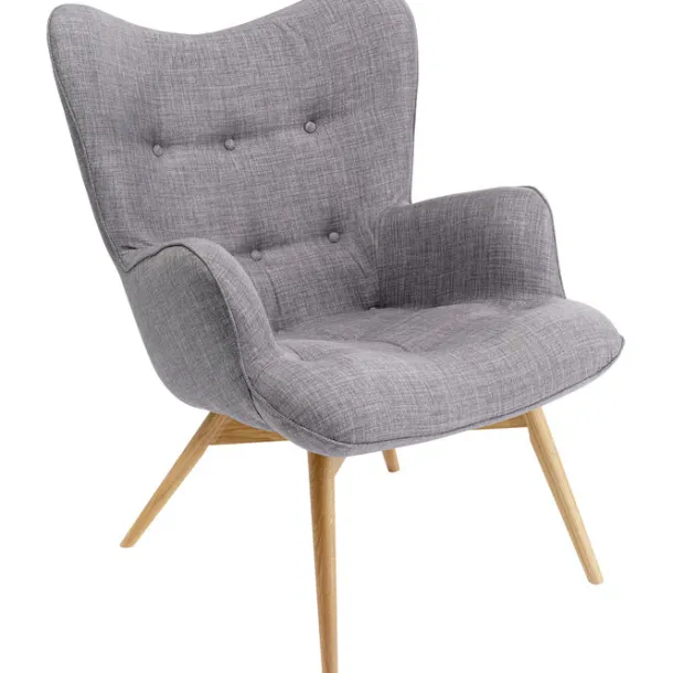 armchair_vicky_grey_2.webp New KARE Design Armchair Vicky Grey