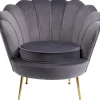 Online KARE Design Armchair Water Lily Gold Grey