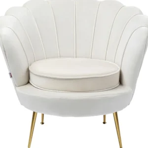 Online KARE Design Armchair Water Lily Gold Beige
