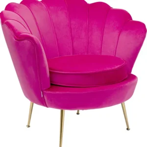 Outlet KARE Design Armchair Water Lily Gold Pink