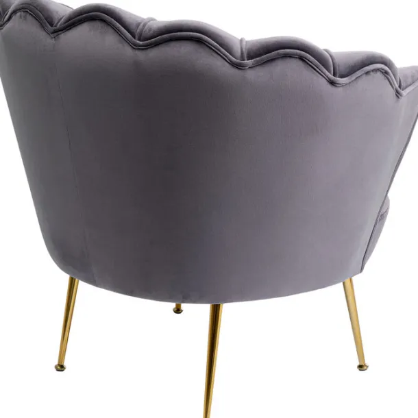 armchair_water_lily_gold__5.webp Online KARE Design Armchair Water Lily Gold Grey