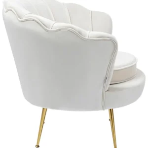 Online KARE Design Armchair Water Lily Gold Beige