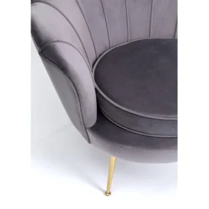 Online KARE Design Armchair Water Lily Gold Grey