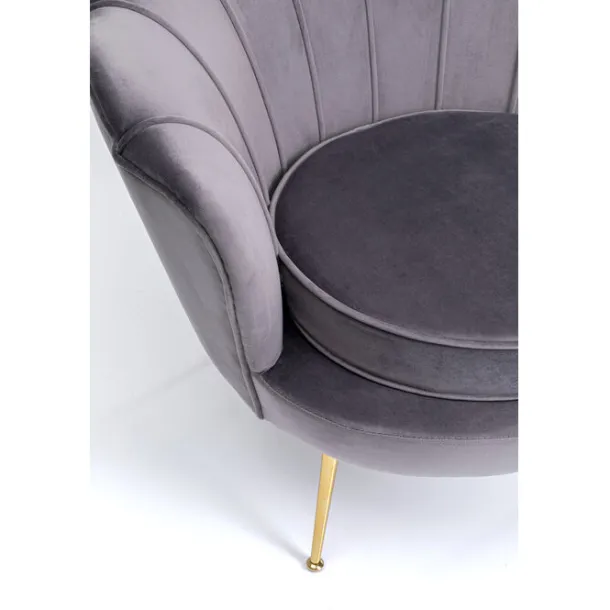 armchair_water_lily_gold__7.webp Online KARE Design Armchair Water Lily Gold Grey